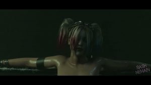 Harley Quinn thighjob handjob creampied