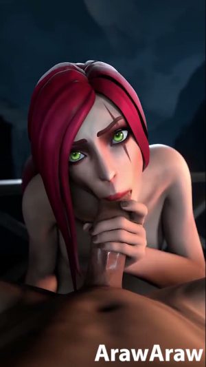 Katarina hand and blowjob