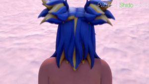 Neon gets fucked at the beach