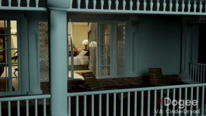 Nyotengu and Marie making out