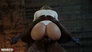Power Girl carried and fucked by bbc