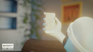 Violet having fun with Frozone