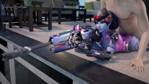 Widowmaker proneboned on her job